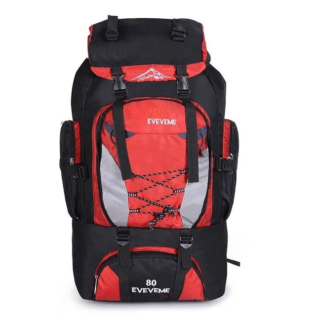 80L Camping Hiking Trekking Backpack