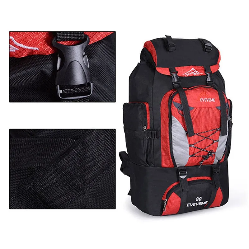 80L Camping Hiking Trekking Backpack