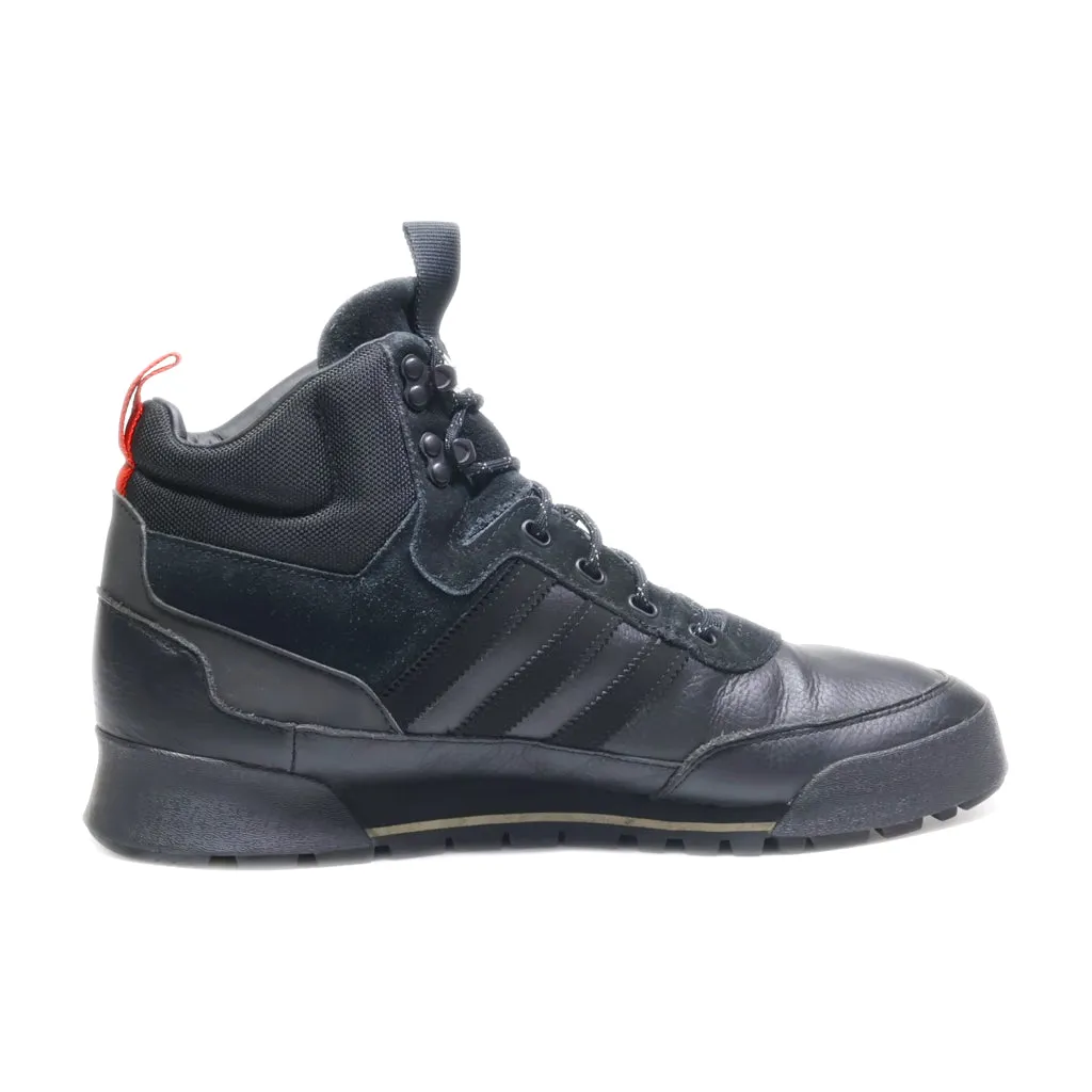 Adidas Baara Hiking Boots Leather Black Colour For Men