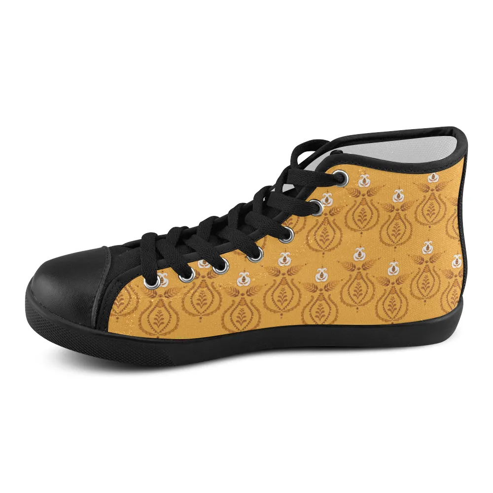 Buy Men's Mandala Print Canvas High Top Shoes at TFS