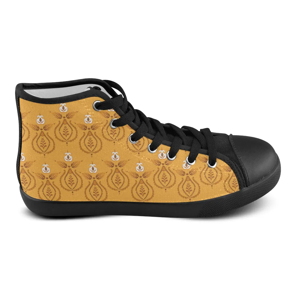 Buy Men's Mandala Print Canvas High Top Shoes at TFS