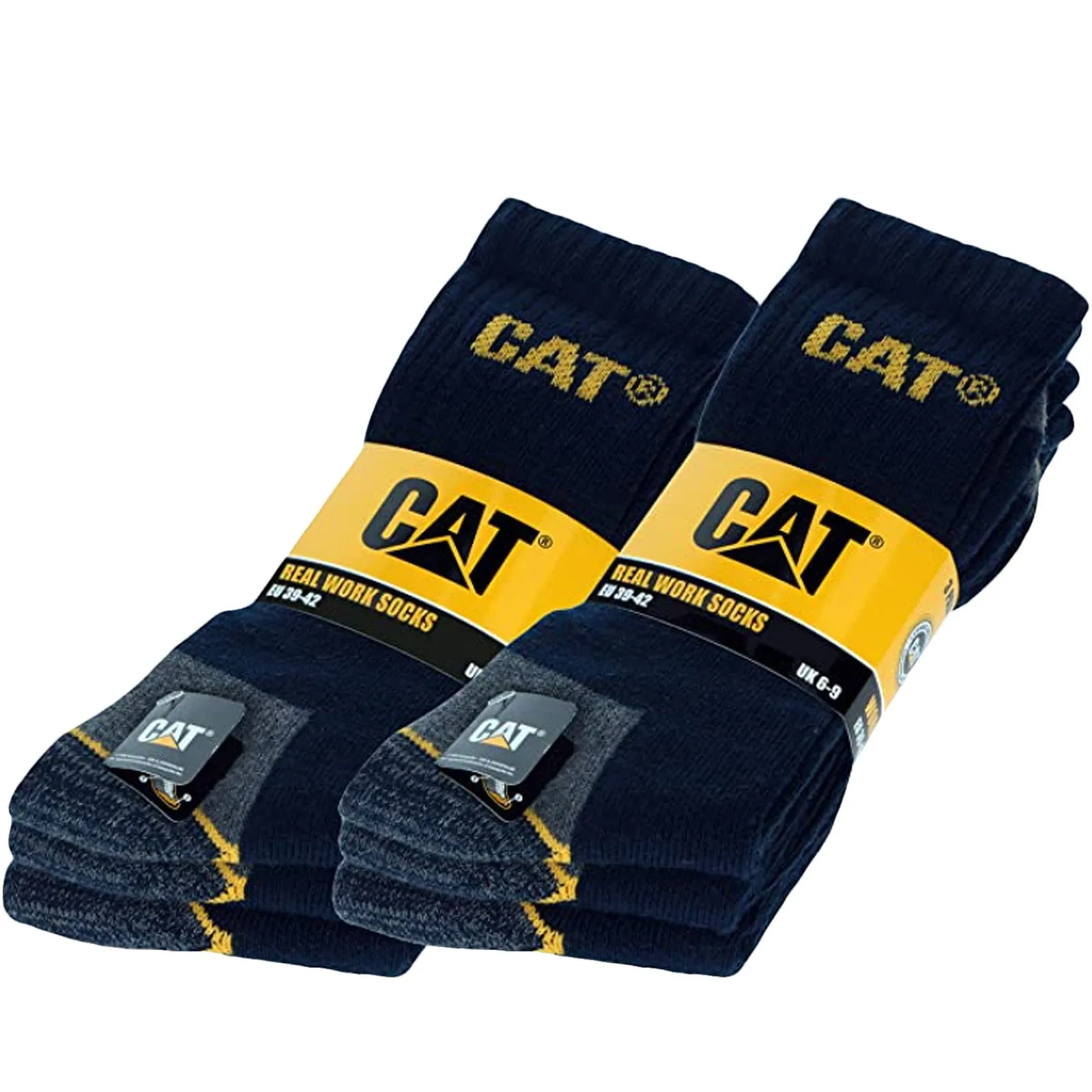 CAT Caterpillar Mens Heavy Duty Socks - Navy