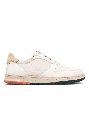 Clae Malone Lite Sneakers in  Off-White Trekking Green Sunset