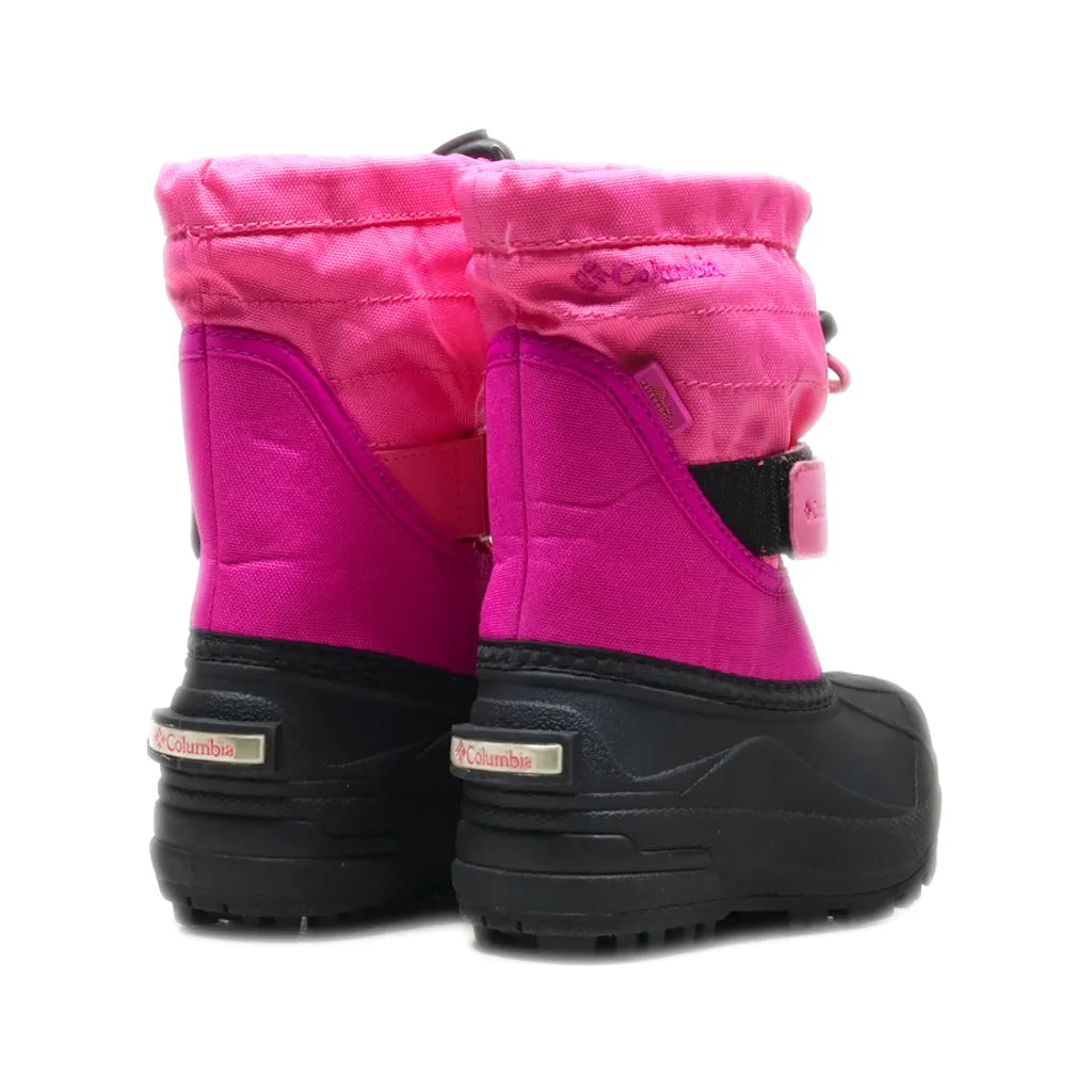 Columbia Snow Boots Fabric Pink Colour For Kids