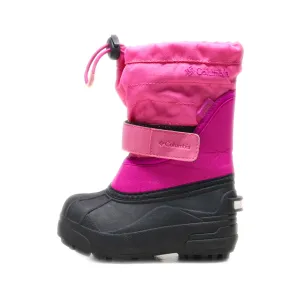 Columbia Snow Boots Fabric Pink Colour For Kids