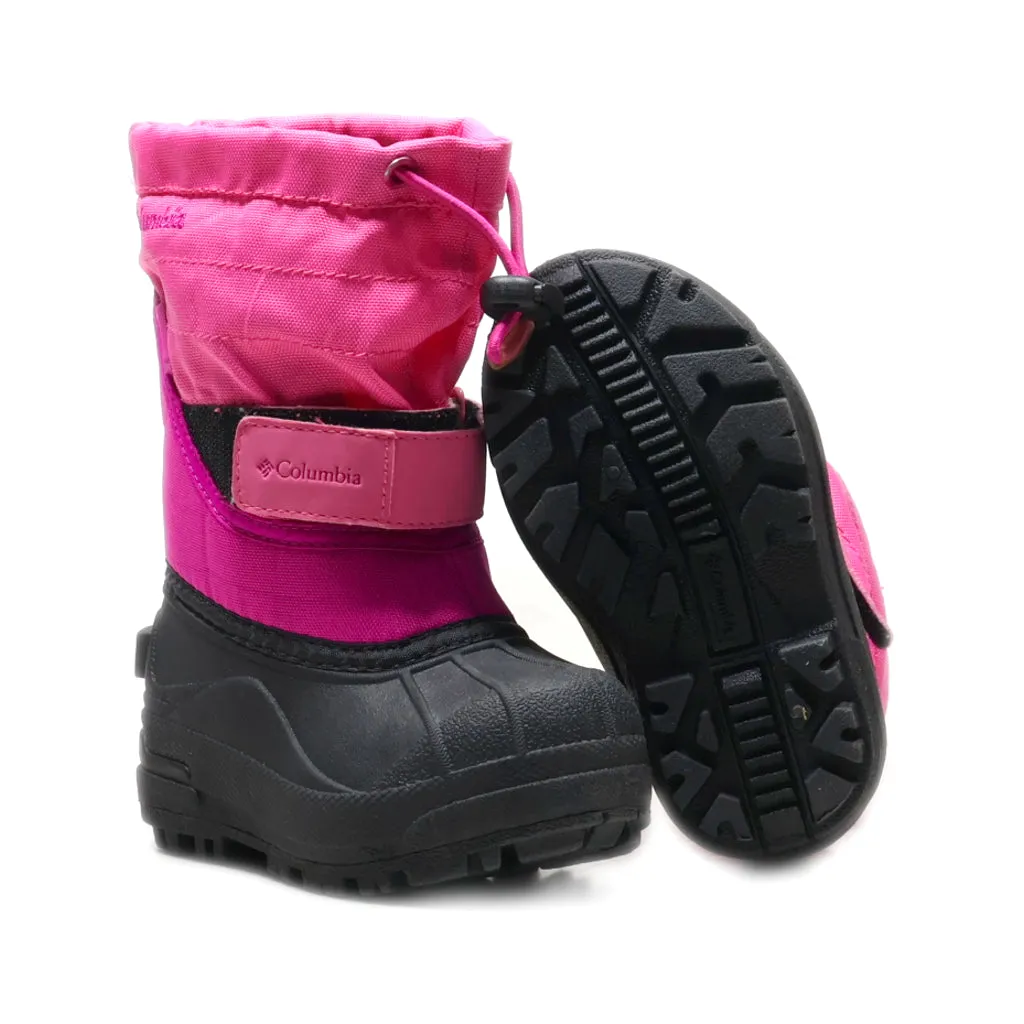 Columbia Snow Boots Fabric Pink Colour For Kids