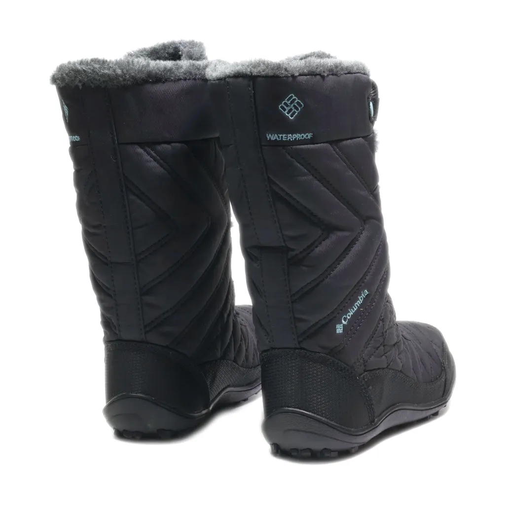 Columbia Snow Boots Leather Black Colour For Kids