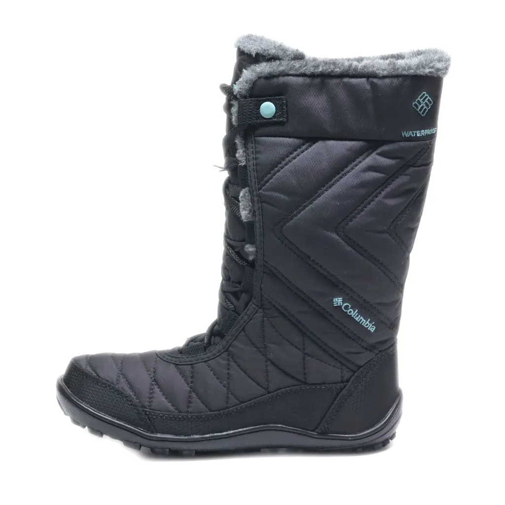 Columbia Snow Boots Leather Black Colour For Kids