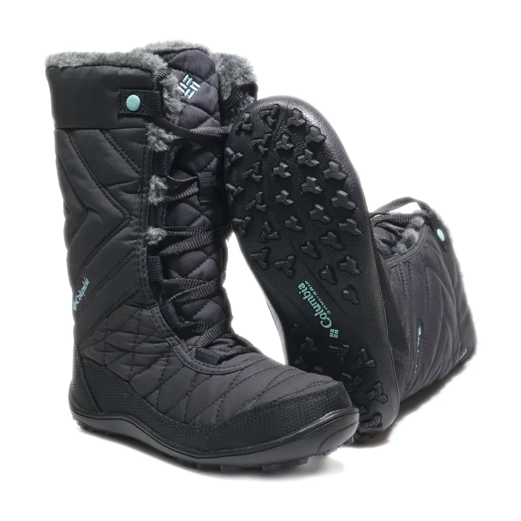 Columbia Snow Boots Leather Black Colour For Kids