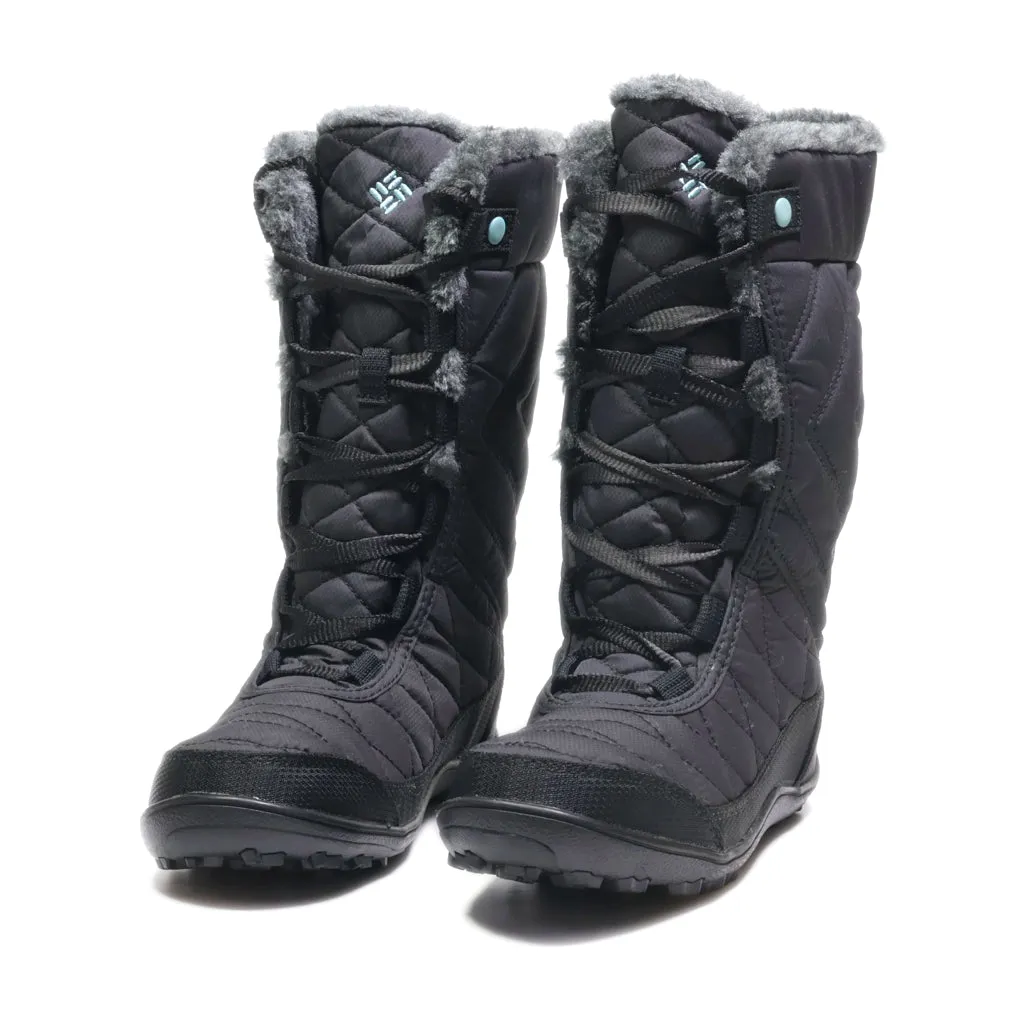 Columbia Snow Boots Leather Black Colour For Kids