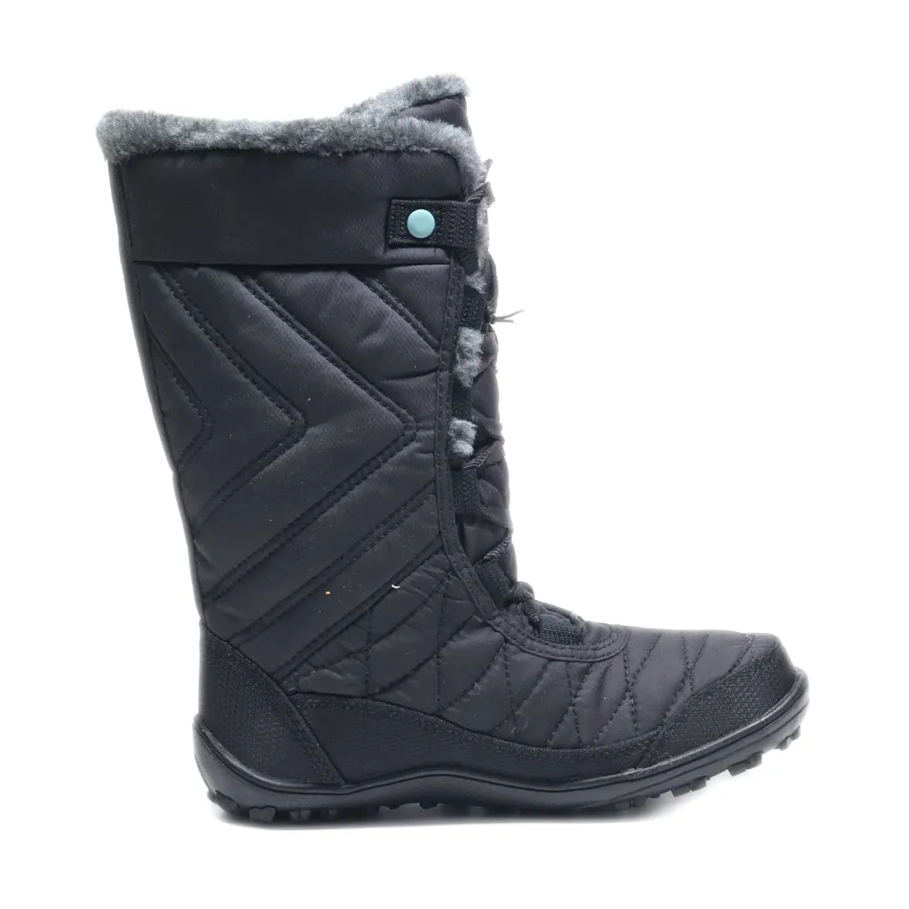 Columbia Snow Boots Leather Black Colour For Kids