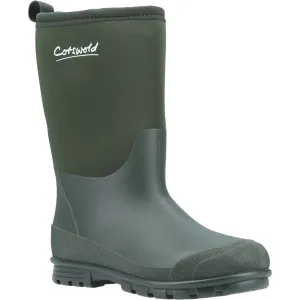 Cotswold Junior Hilly Neoprene Wellington Boot Green