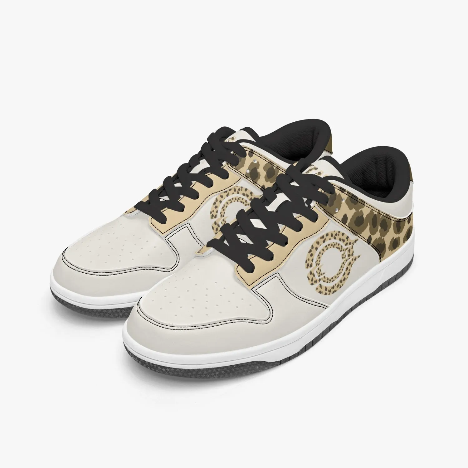 Dunk Stylish Low-Top Leather Sneakers Wild Leo