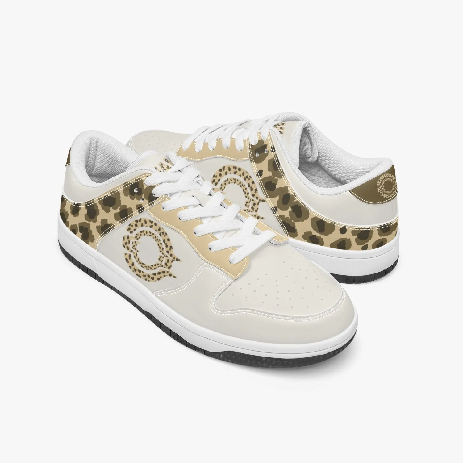 Dunk Stylish Low-Top Leather Sneakers Wild Leo