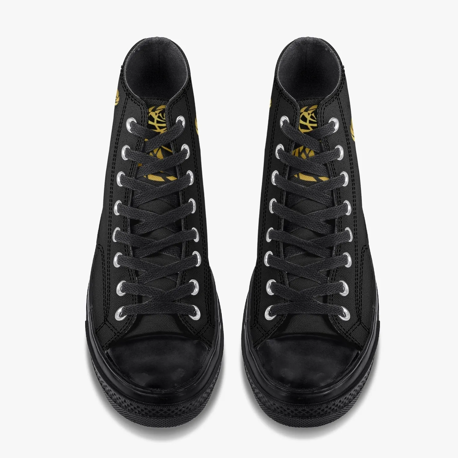 E.B.V. High-Top Canvas Sneakers