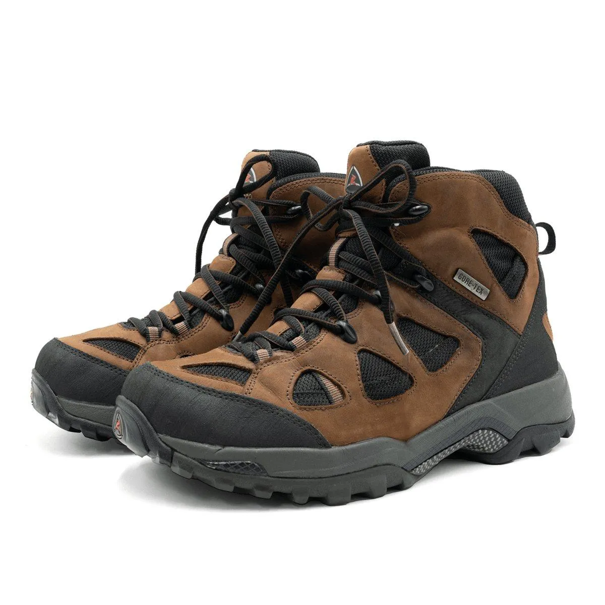 Ecco Receptor Goretex Hiking Boots Leather Brown Colour For Men