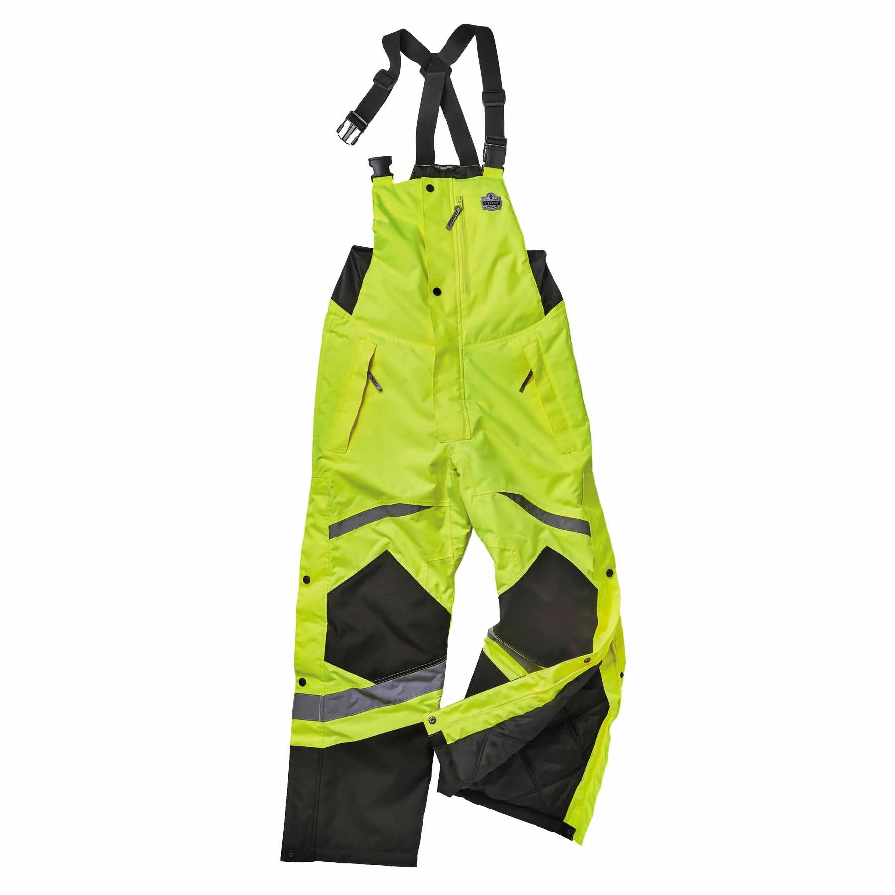 Ergodyne 25522 8928 S Lime Class E Hi-Vis Insulated Bibs