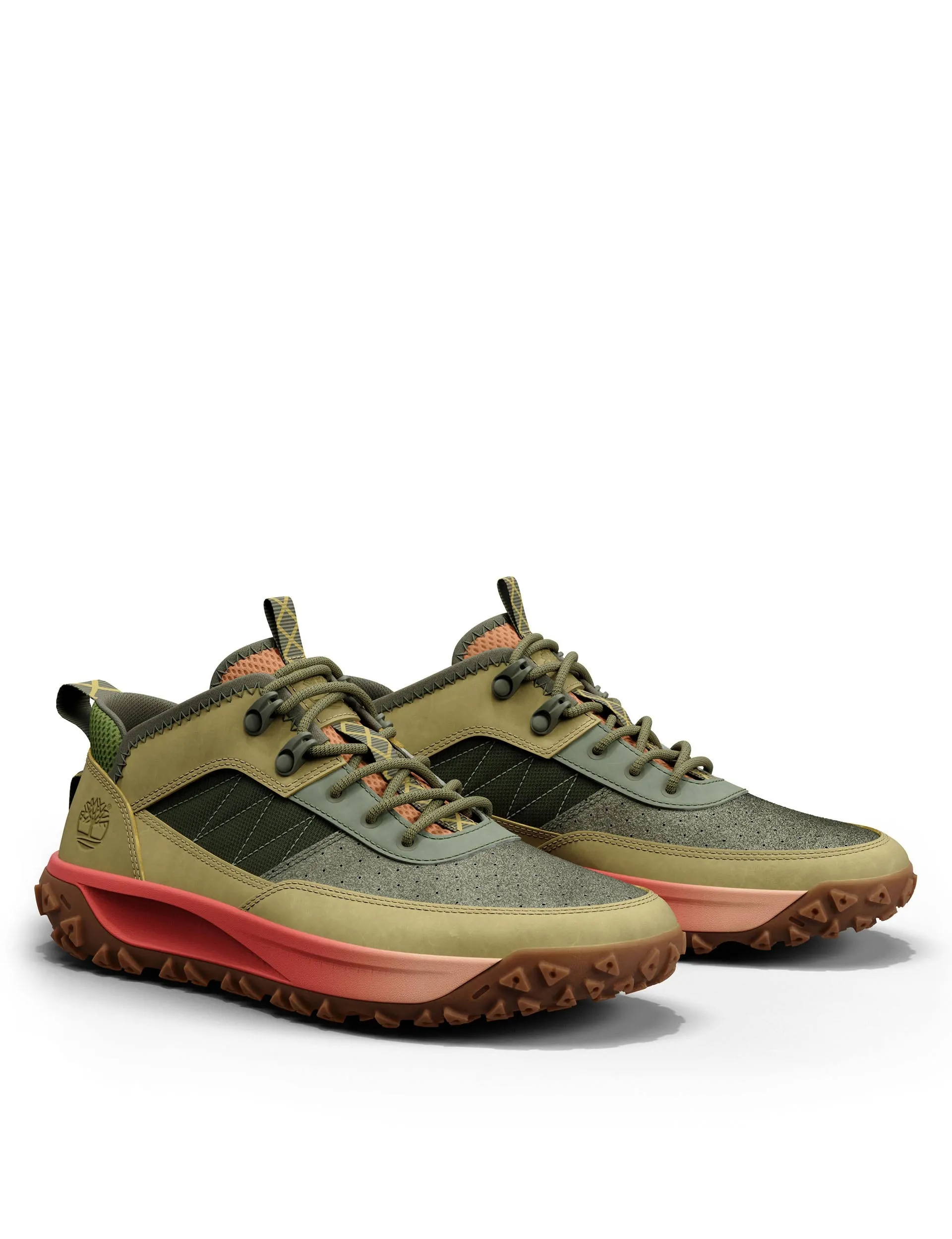 Greenstride Motion 6 Low Lace-Up Hiker - Beige