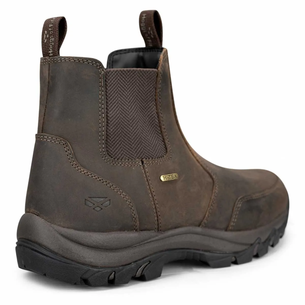 HOGGS OF FIFE Creagan Waterproof H-Tex Dealer Boots - Waxy Brown