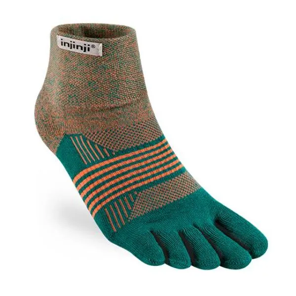 INJINJI - Women's Trail Midweight Mini-Crew Socks