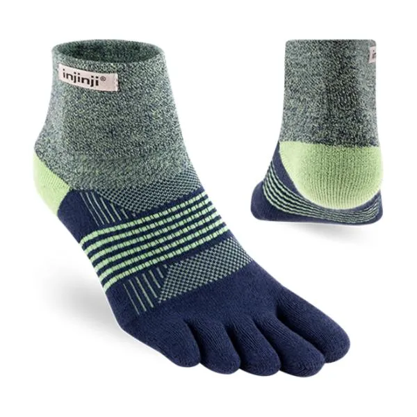 INJINJI - Women's Trail Midweight Mini-Crew Socks