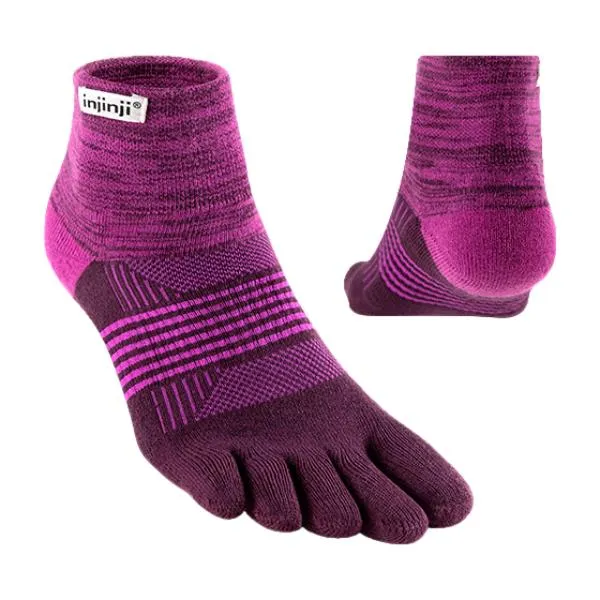 INJINJI - Women's Trail Midweight Mini-Crew Socks