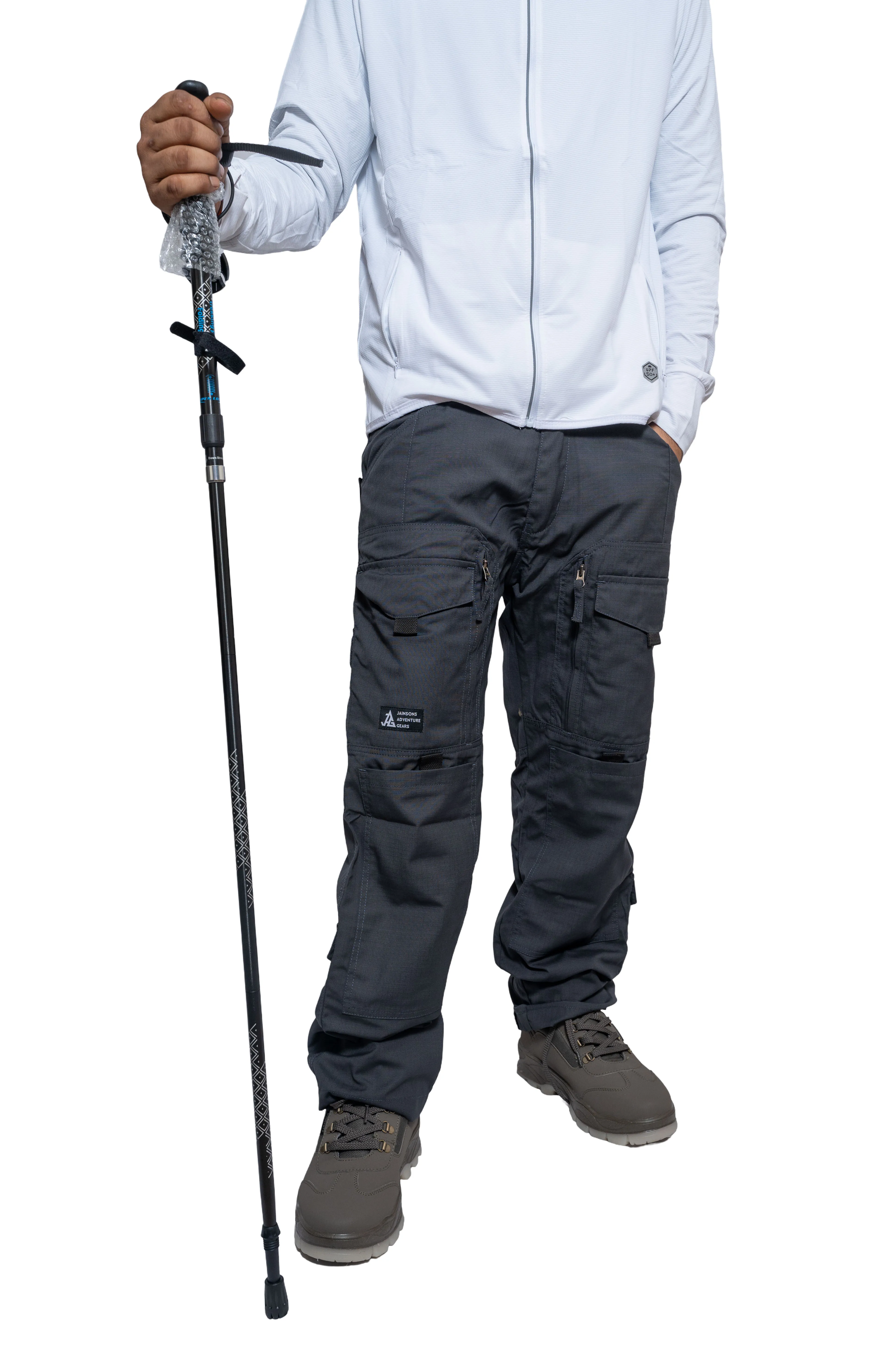 JAG Z Folding Hiking & Trekking Pole | String Mechanism