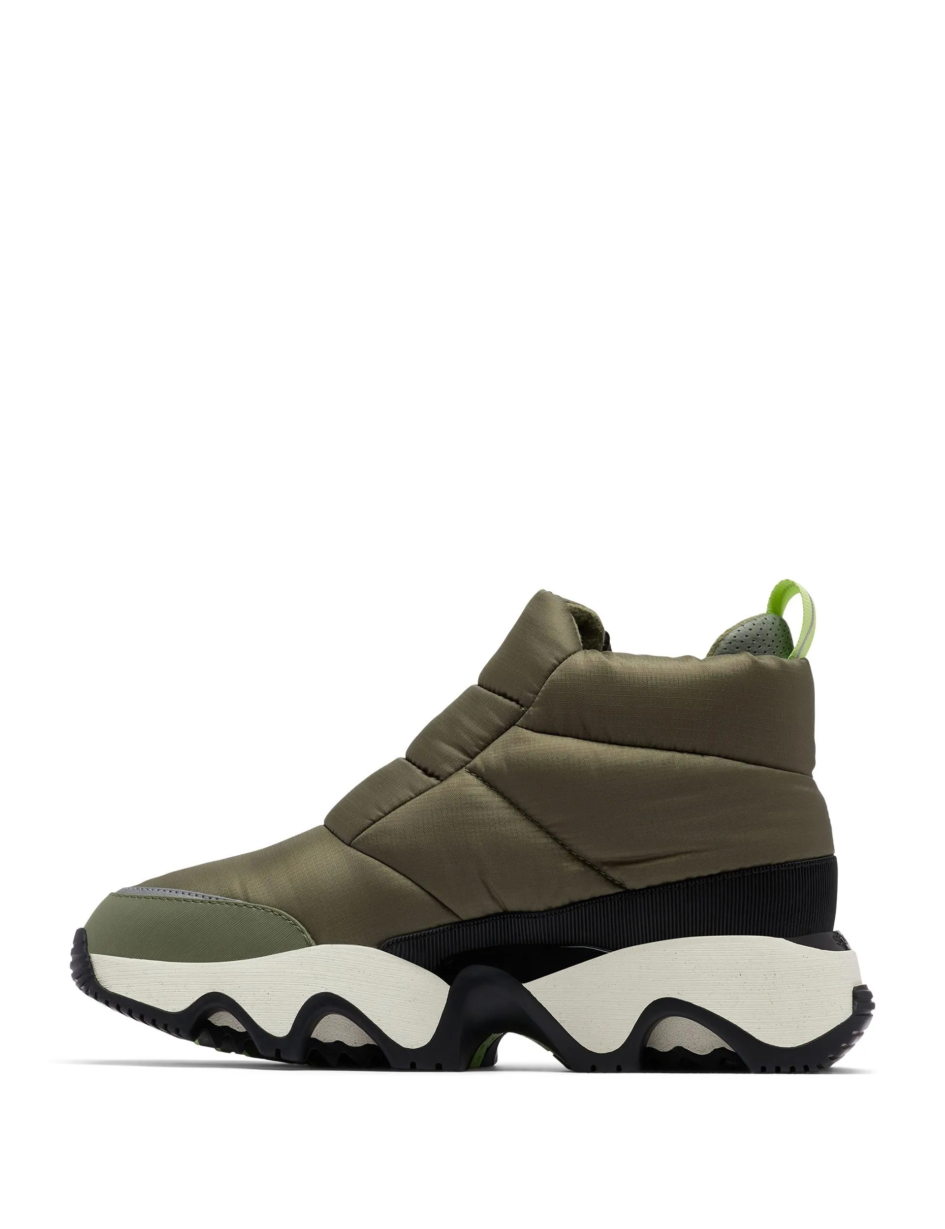 Kinetic Impact Puffy Sneaker Boot - Stone Green/Black