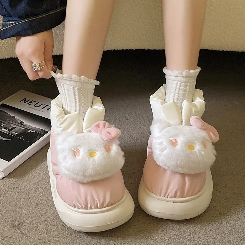 Kitty Thick Sole Snow Boots KI388