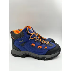 Men's Size 13, Blue and Orange Isodry High Top Hikers, Rubber Toe Caps