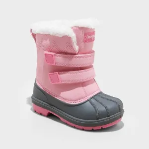 New - Toddler Girls' Denver Winter Boots - Cat & Jack Pink 11T