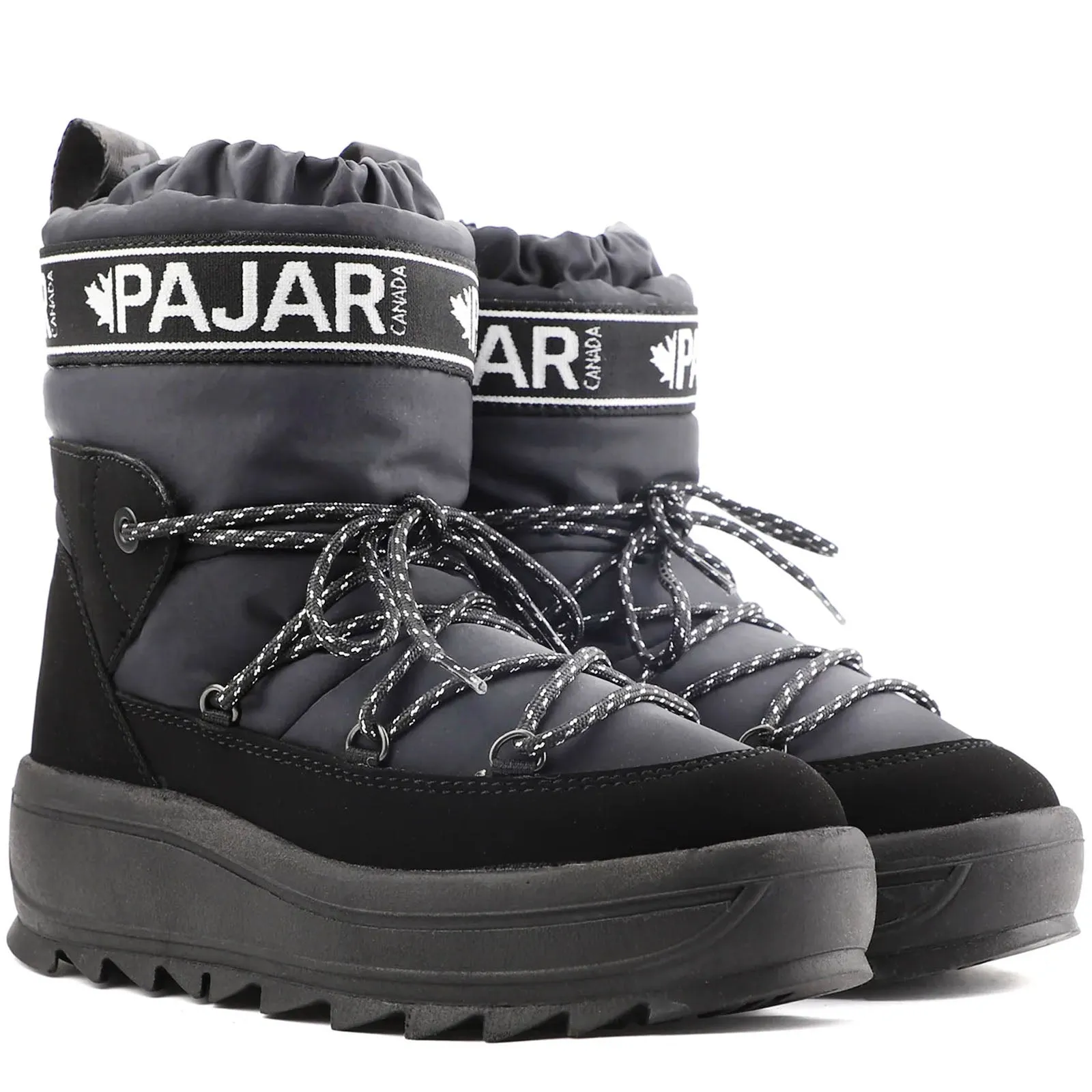 Pajar Womens Galaxy Mid Rise Waterproof Toboggan Snow Boots