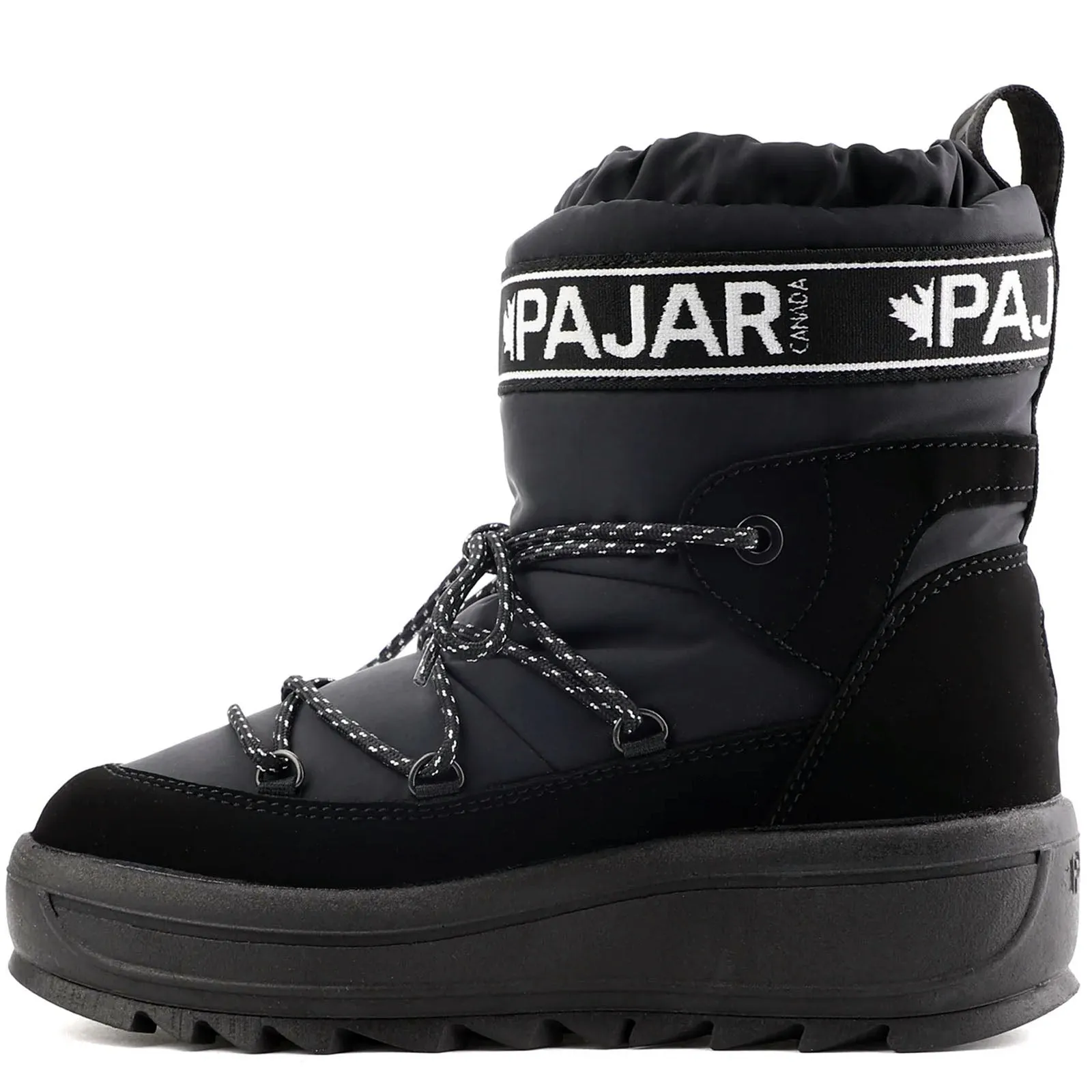 Pajar Womens Galaxy Mid Rise Waterproof Toboggan Snow Boots