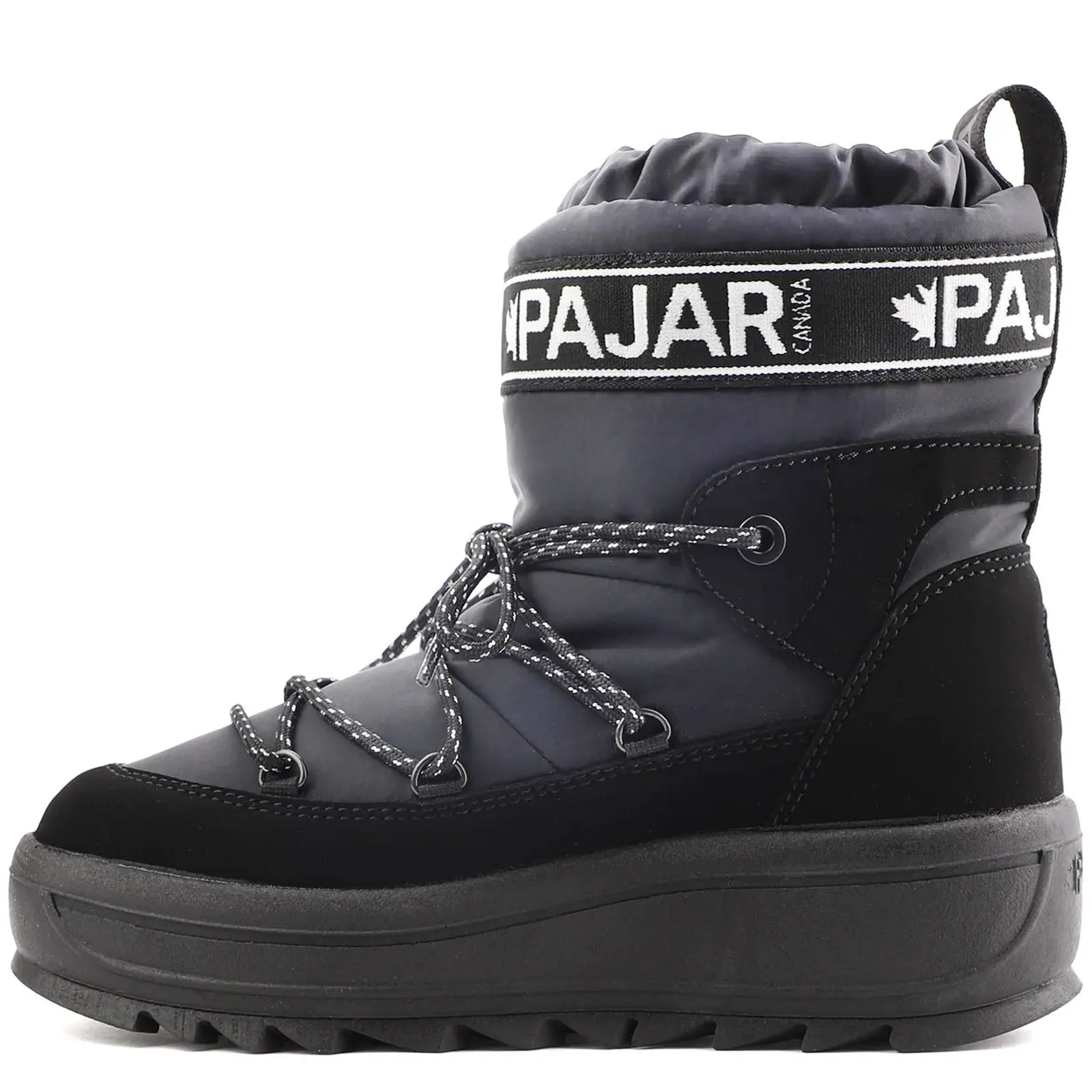 Pajar Womens Galaxy Mid Rise Waterproof Toboggan Snow Boots