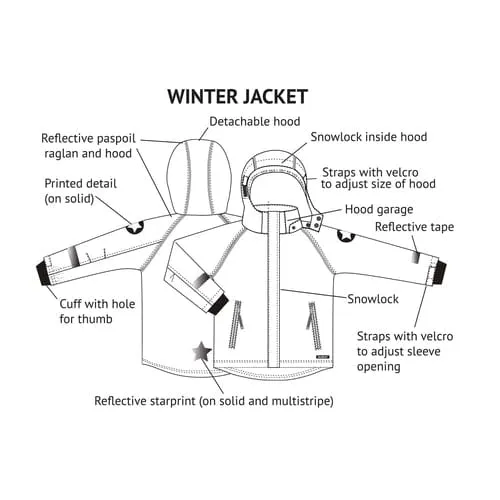 Winter Waterproof Insulated Jacket: Paris