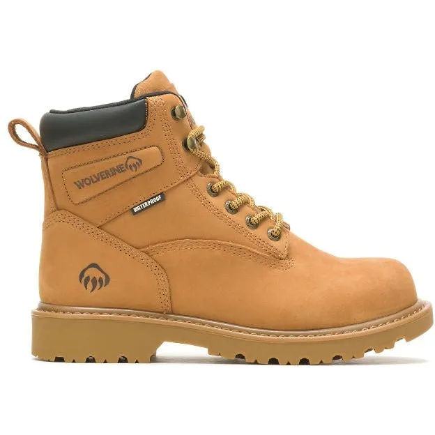 Wolverine Women's Floorhand 6" WP Soft Toe Work Boot - Wheat - W220014