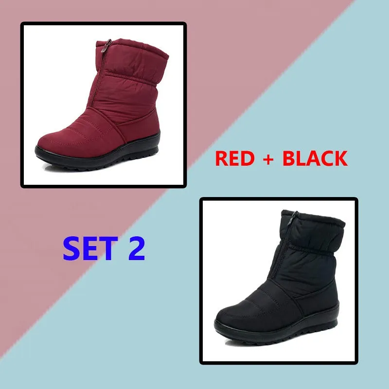 Women's Snow Ankle Boots - Winter Warm